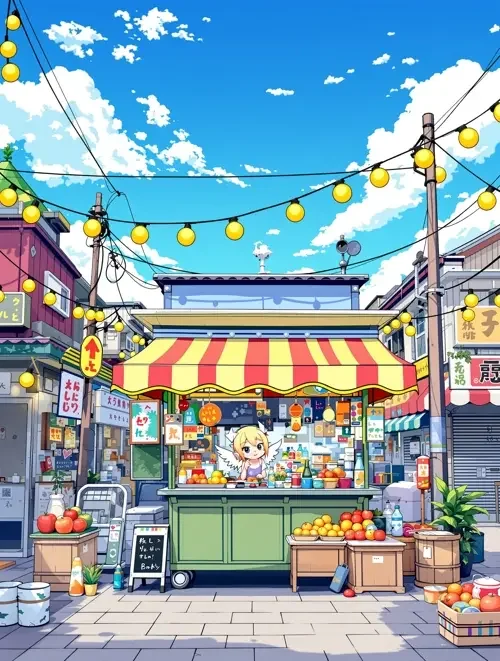 精灵商店街 漫画封面